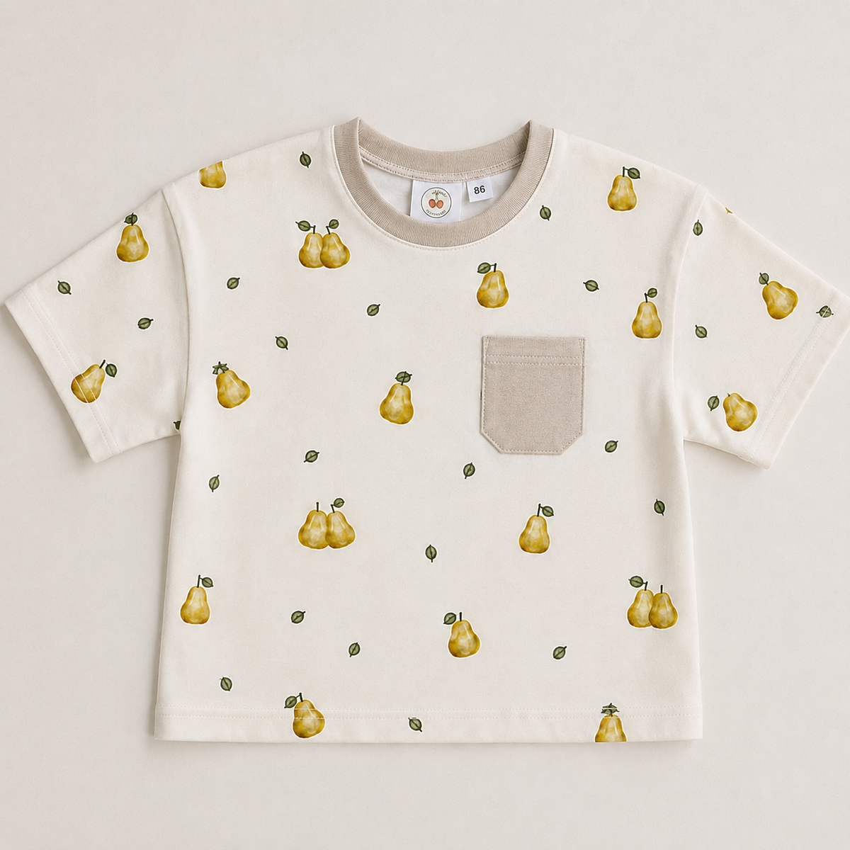 Handmade Oversized T-Shirt „Birnen“