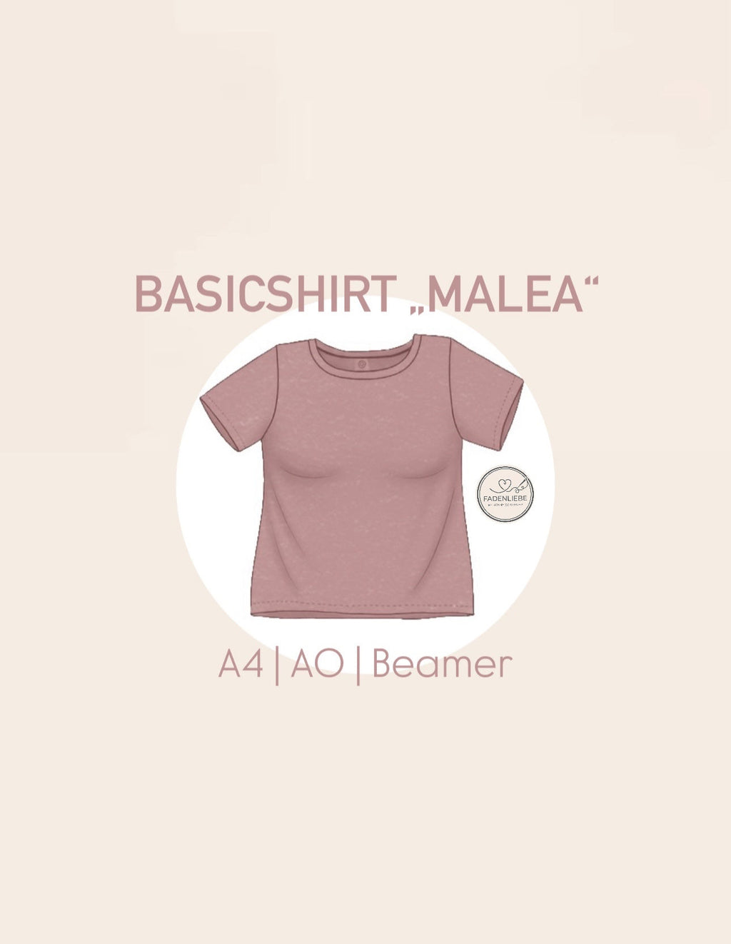 Schnittmuster „Basicshirt Malea“