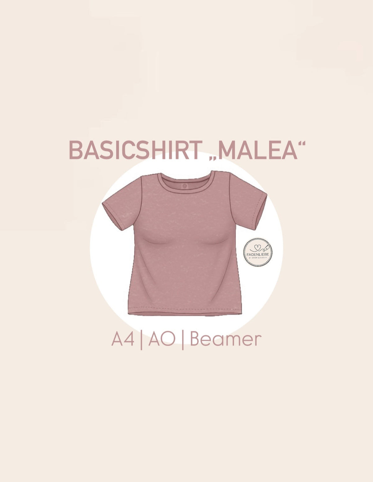 Schnittmuster „Basicshirt Malea“