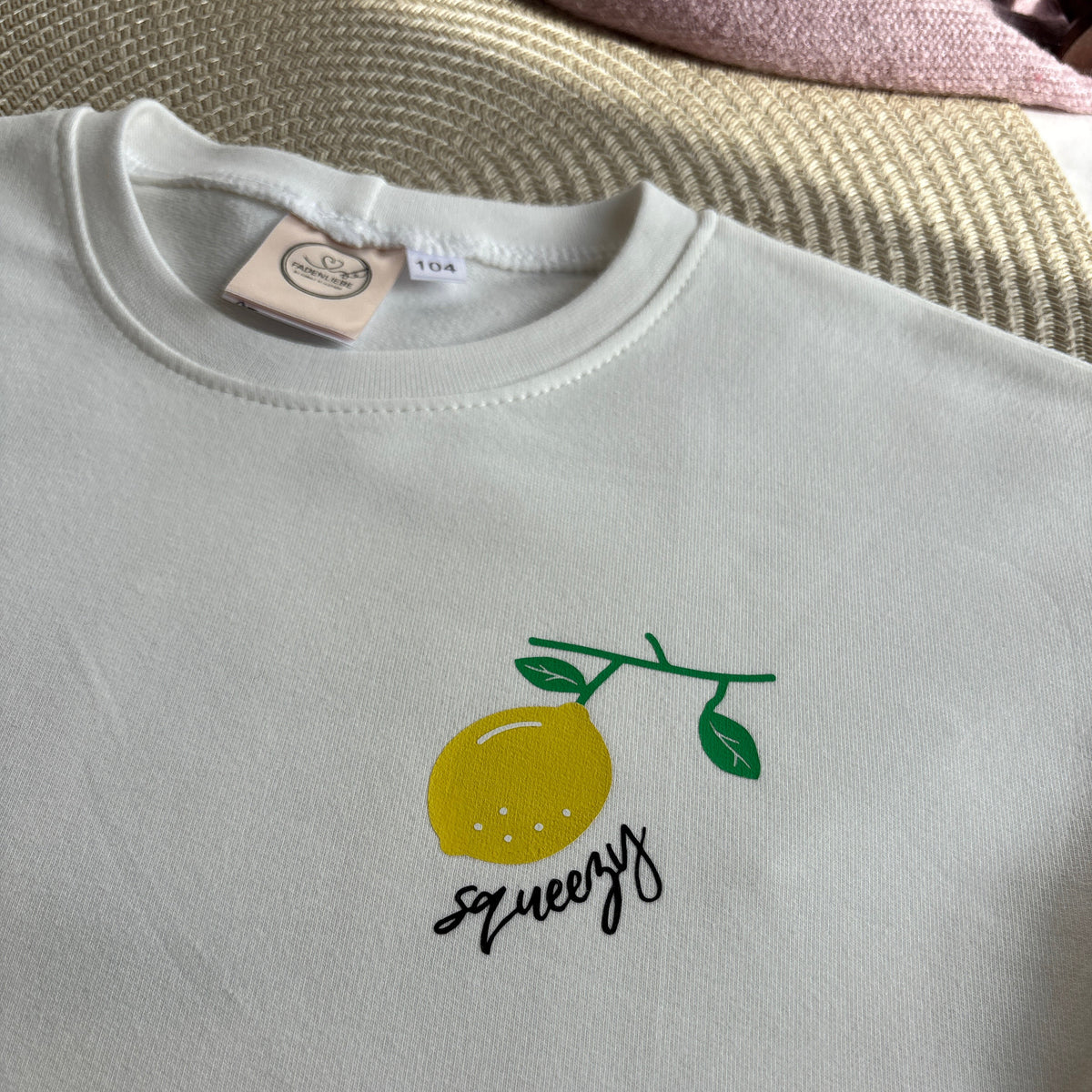 Handmade Oversized T-Shirt „Lemon Squeezy "