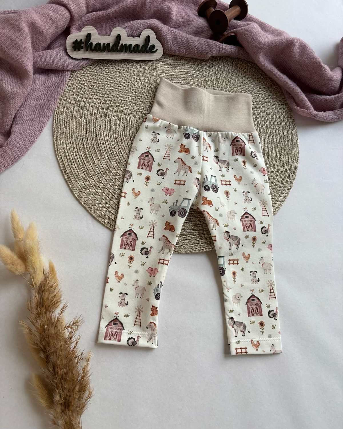 Handmade Leggings „Bauernhof“