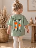 Handmade Oversized T-Shirt „Squeeze the Day"