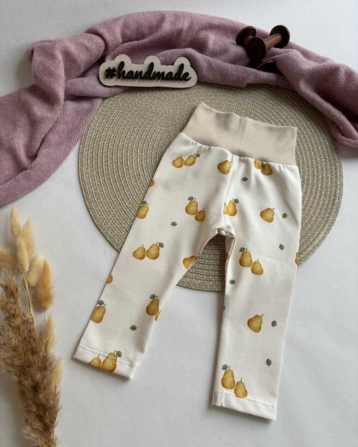 Handmade Leggings „Birnen“