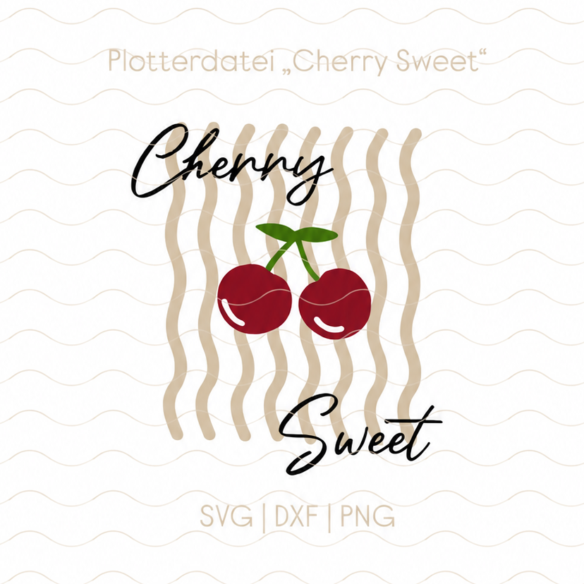 Plotterdatei „Cherry Sweet“