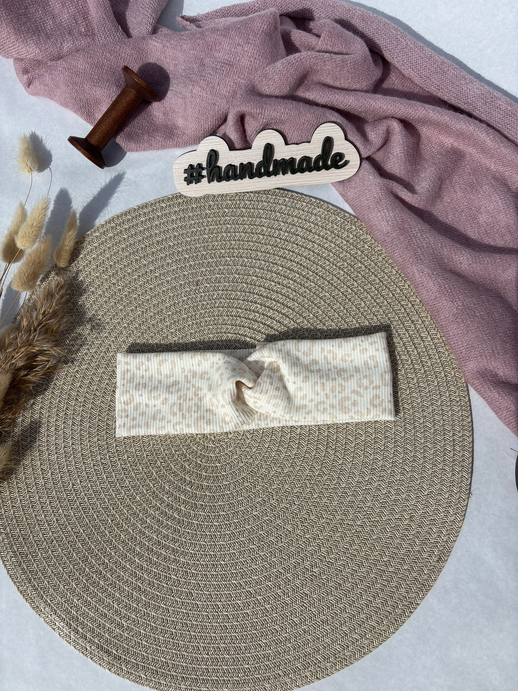Handmade Haarband „Leo hell“