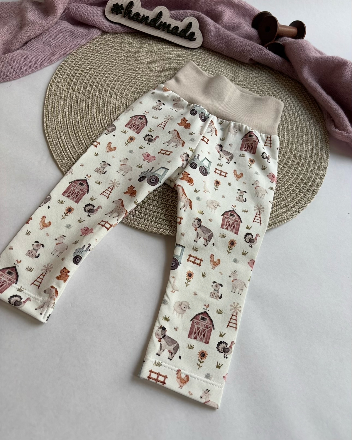 Handmade Leggings „Bauernhof“