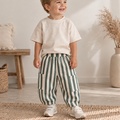 Barrel Pants „Streifen Grün“