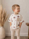Handmade Oversized T-Shirt „Feuerwehr“