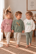 Handmade personalisierter Oversized Sweater „Buchstabe“