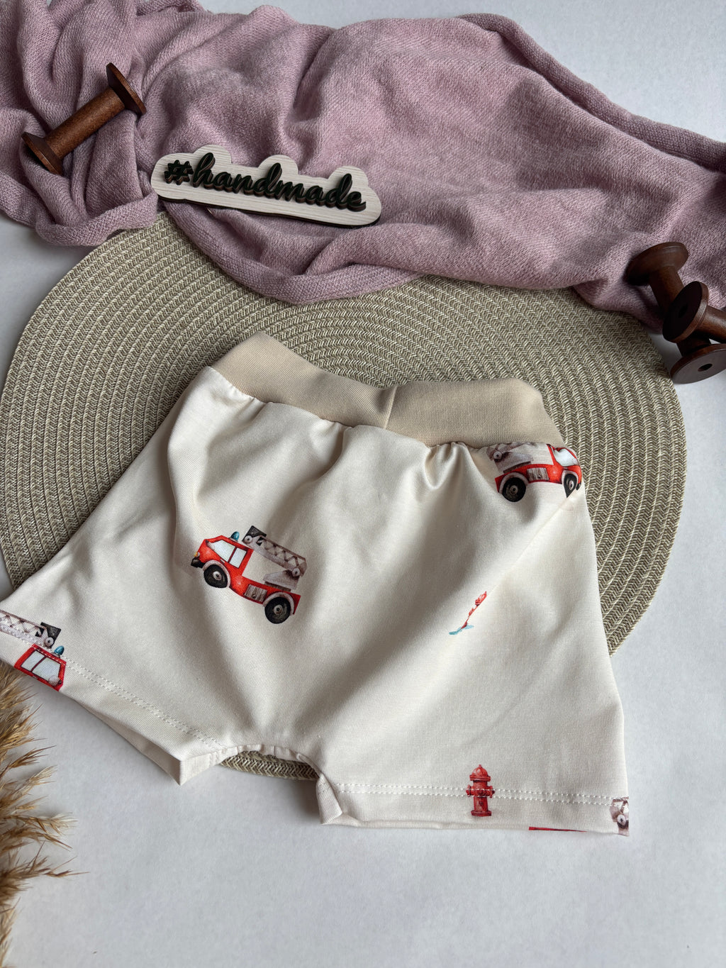 Handmade Kinder Boxershorts „Feuerwehr“