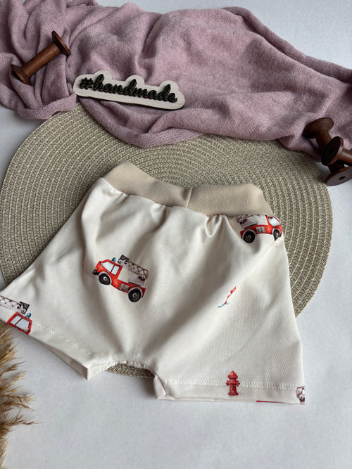 Handmade Kinder Boxershorts „Feuerwehr“