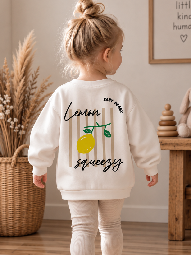 Handmade Oversized Sweater „Lemon Squeezy“