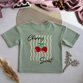 Handmade Oversized T-Shirt „Cherry Sweet“