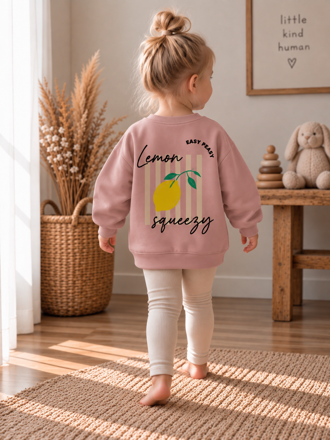 Handmade Oversized Sweater „Lemon Squeezy“