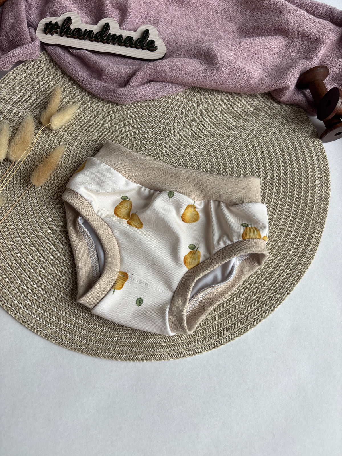 Handmade Kinder Unterhose „Birne“