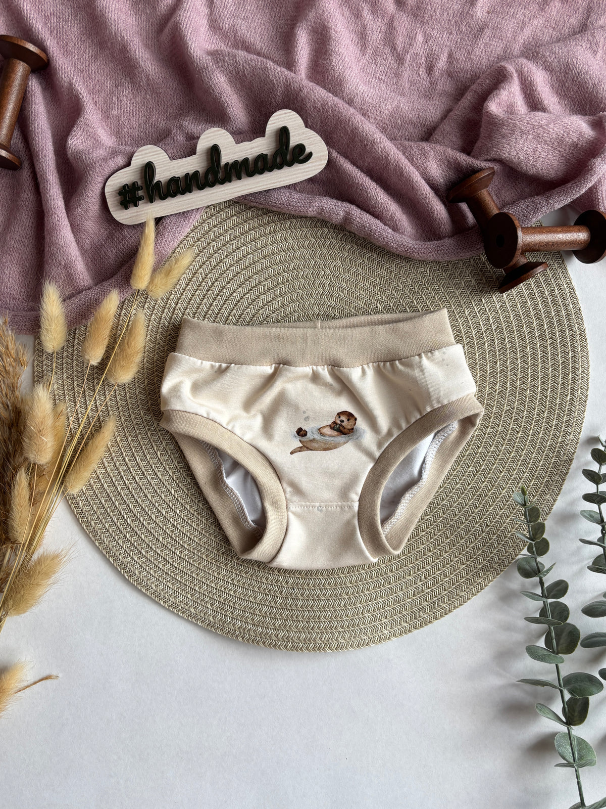 Handmade Kinder Unterhose „Otter“