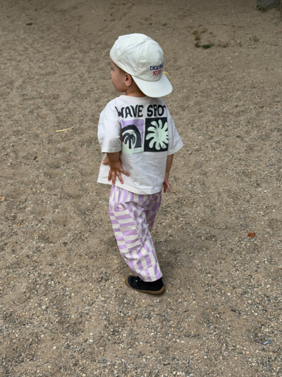 Barrel Pants „Lila Karo“