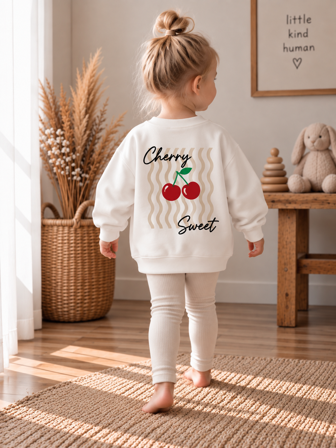Handmade Oversized Sweater „Cherry Sweet“