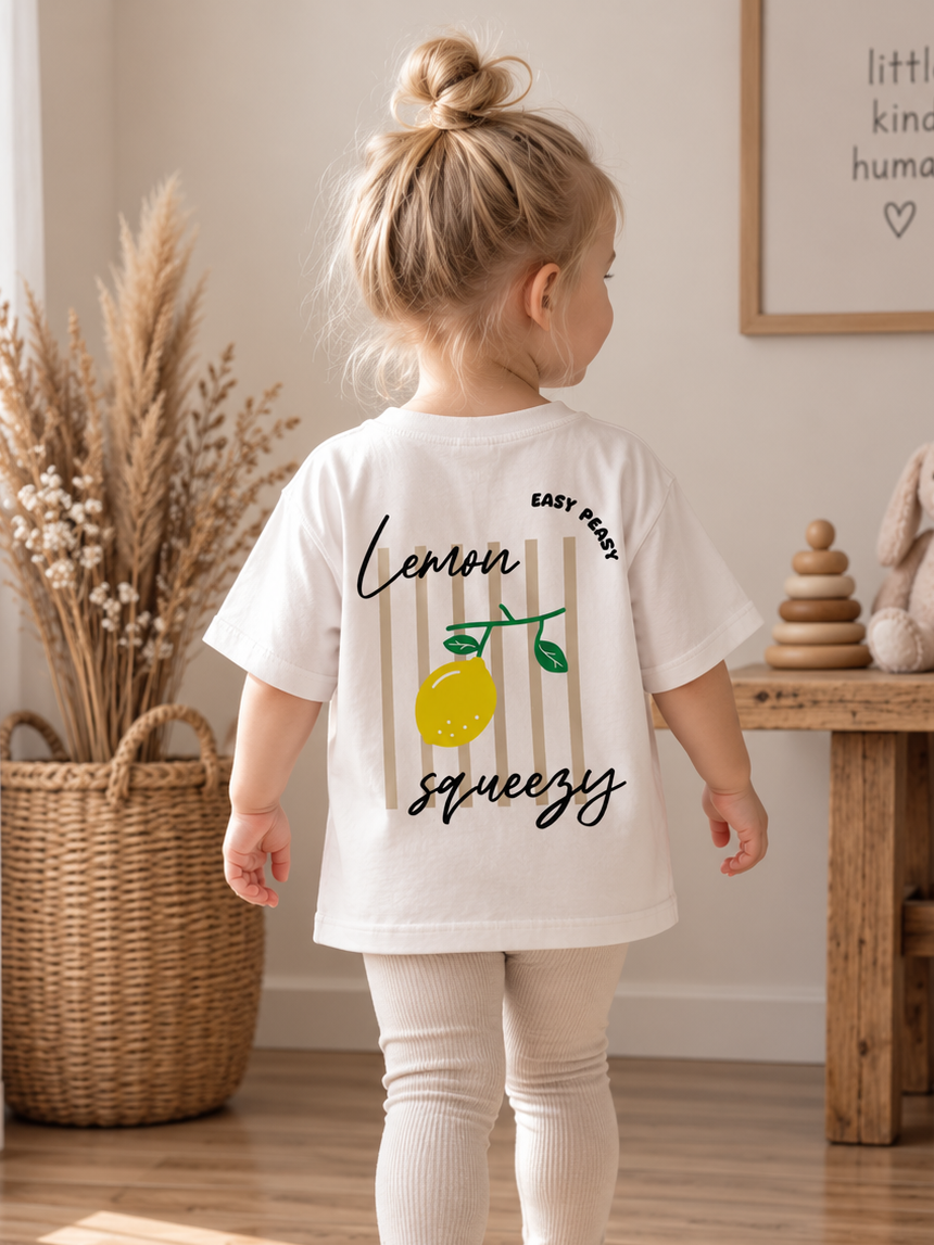 Handmade Oversized T-Shirt „Lemon Squeezy "