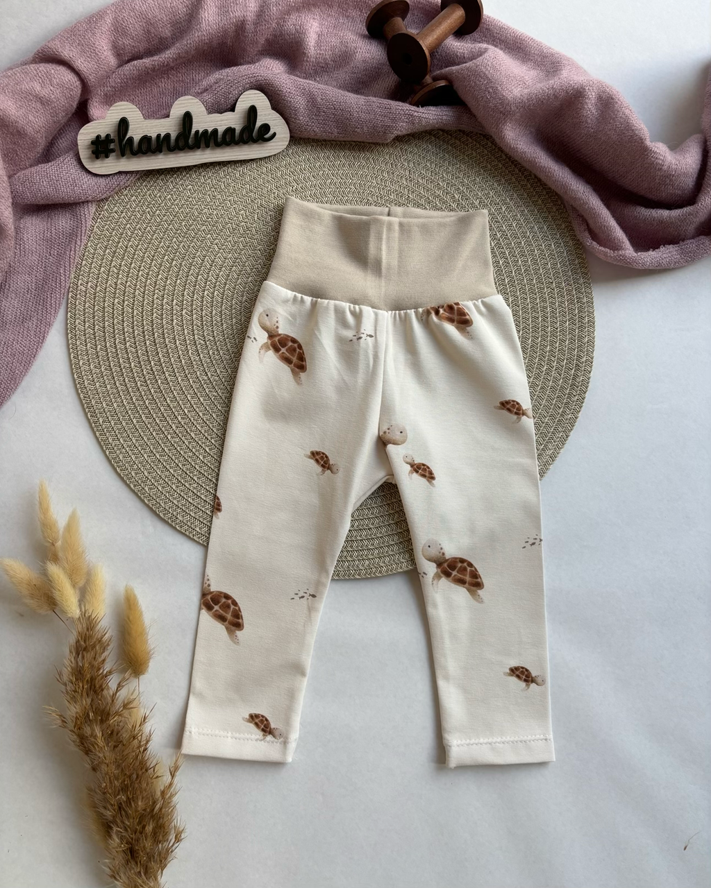 Handmade Leggings „Schildkröten“