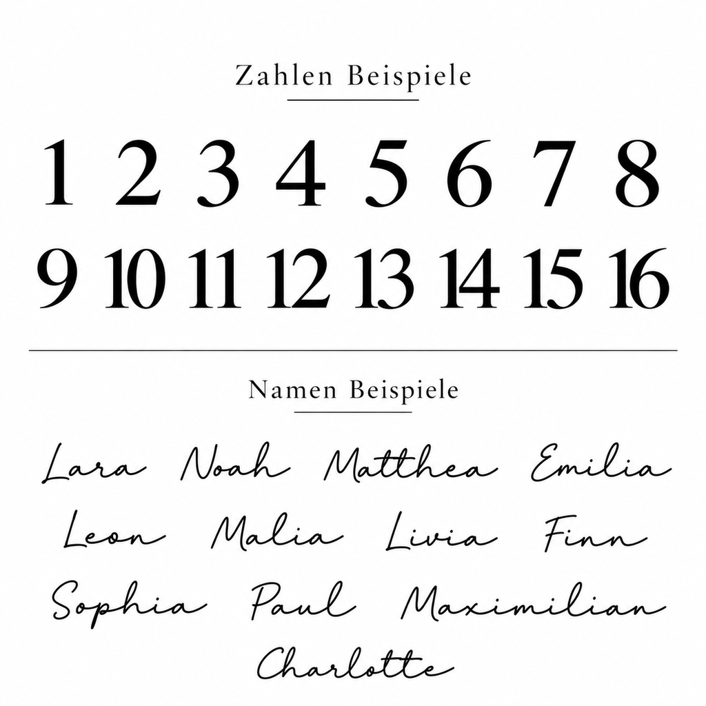 Handmade personalisiertes Oversized T-Shirt „Zahl“