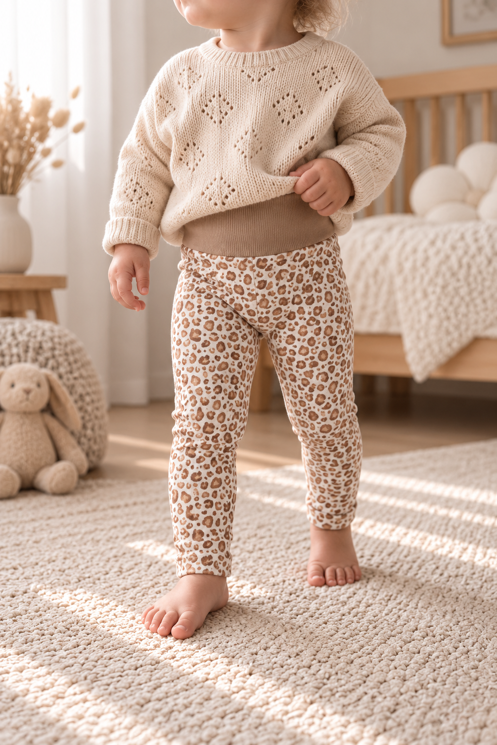 Handmade Leggings „Leo dunkel“