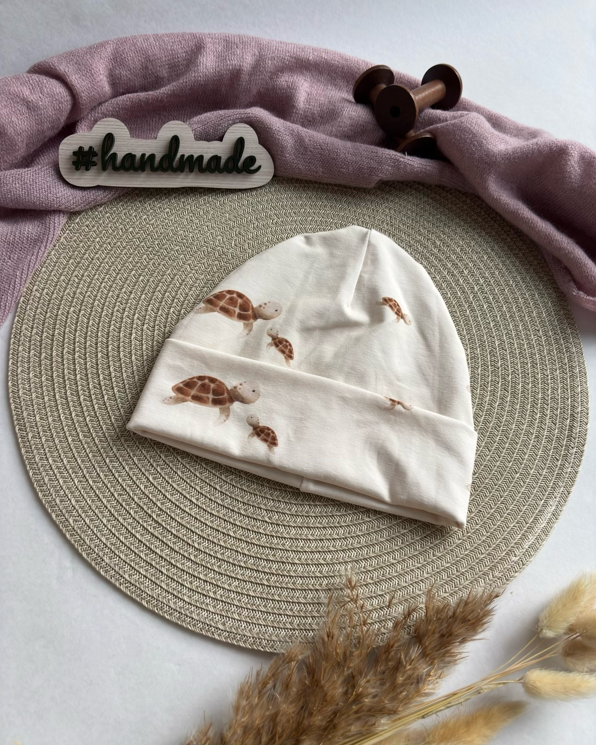Handmade Mütze & Loop „Schildkröten“