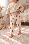 Handmade Leggings „Erdbeeren“