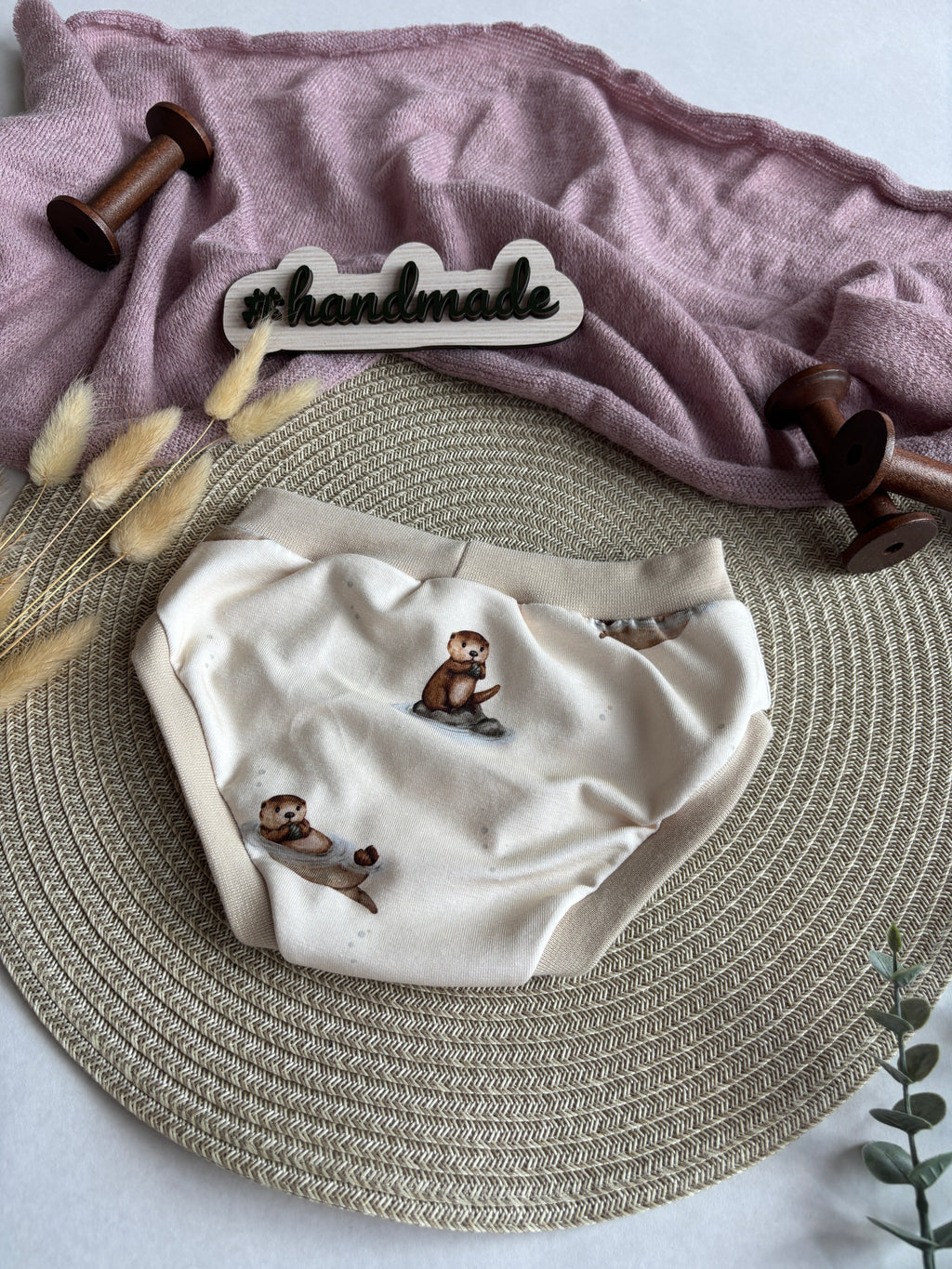 Handmade Kinder Unterhose „Otter“