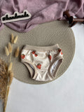 Handmade Kinder Unterhose „Erdbeere“