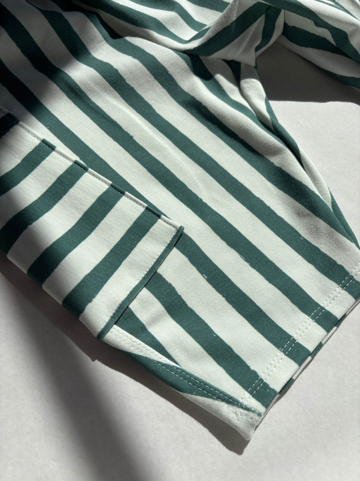 Barrel Pants „Streifen Grün“