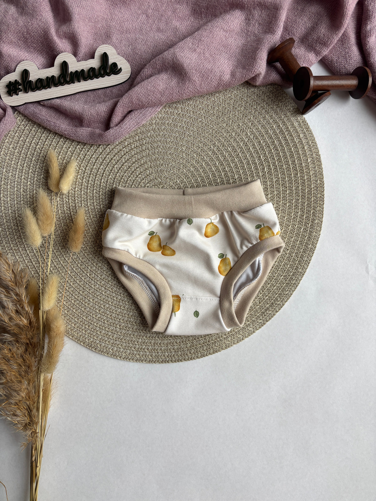 Handmade Kinder Unterhose „Birne“