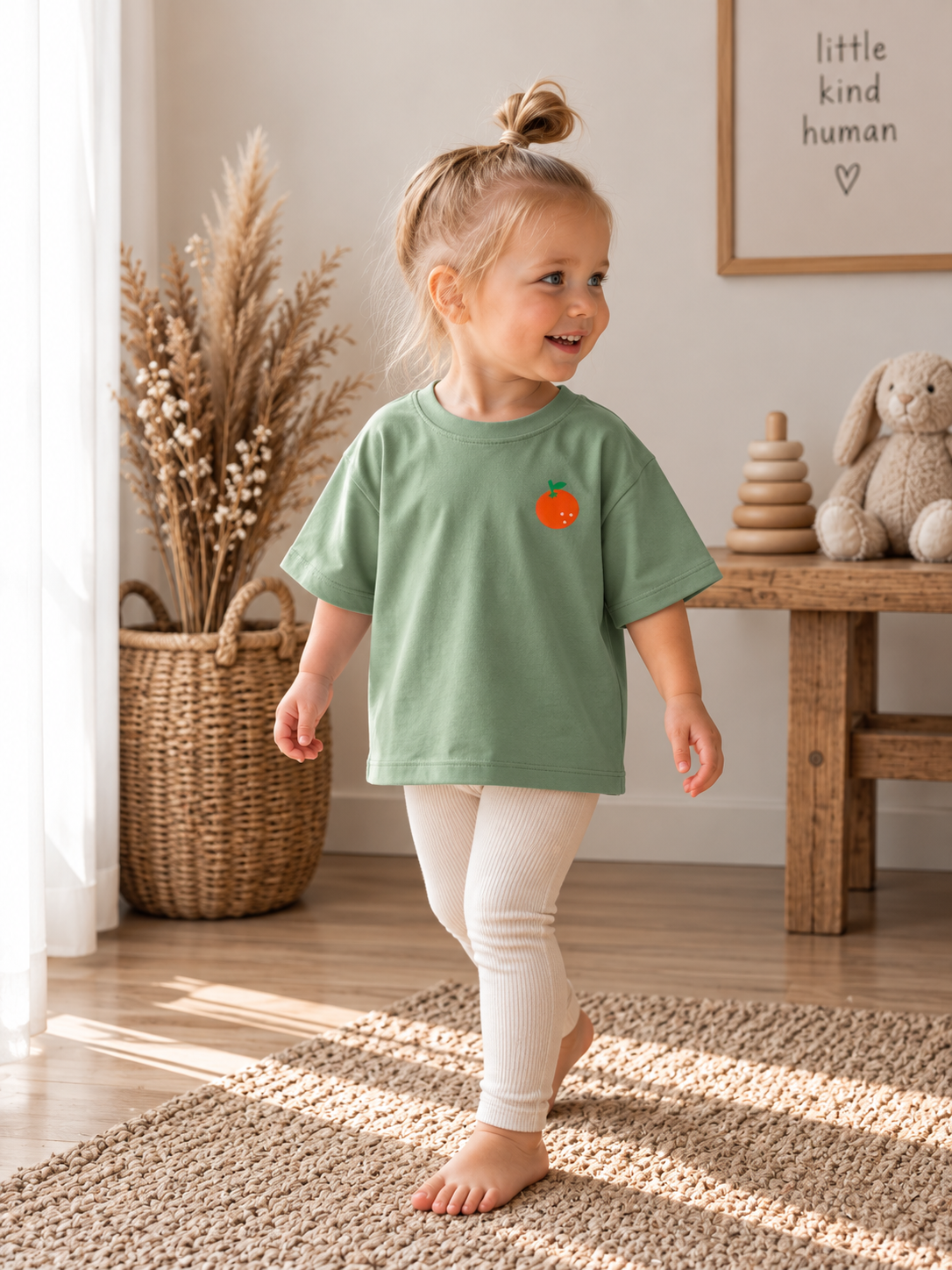 Handmade Oversized T-Shirt „Squeeze the Day"