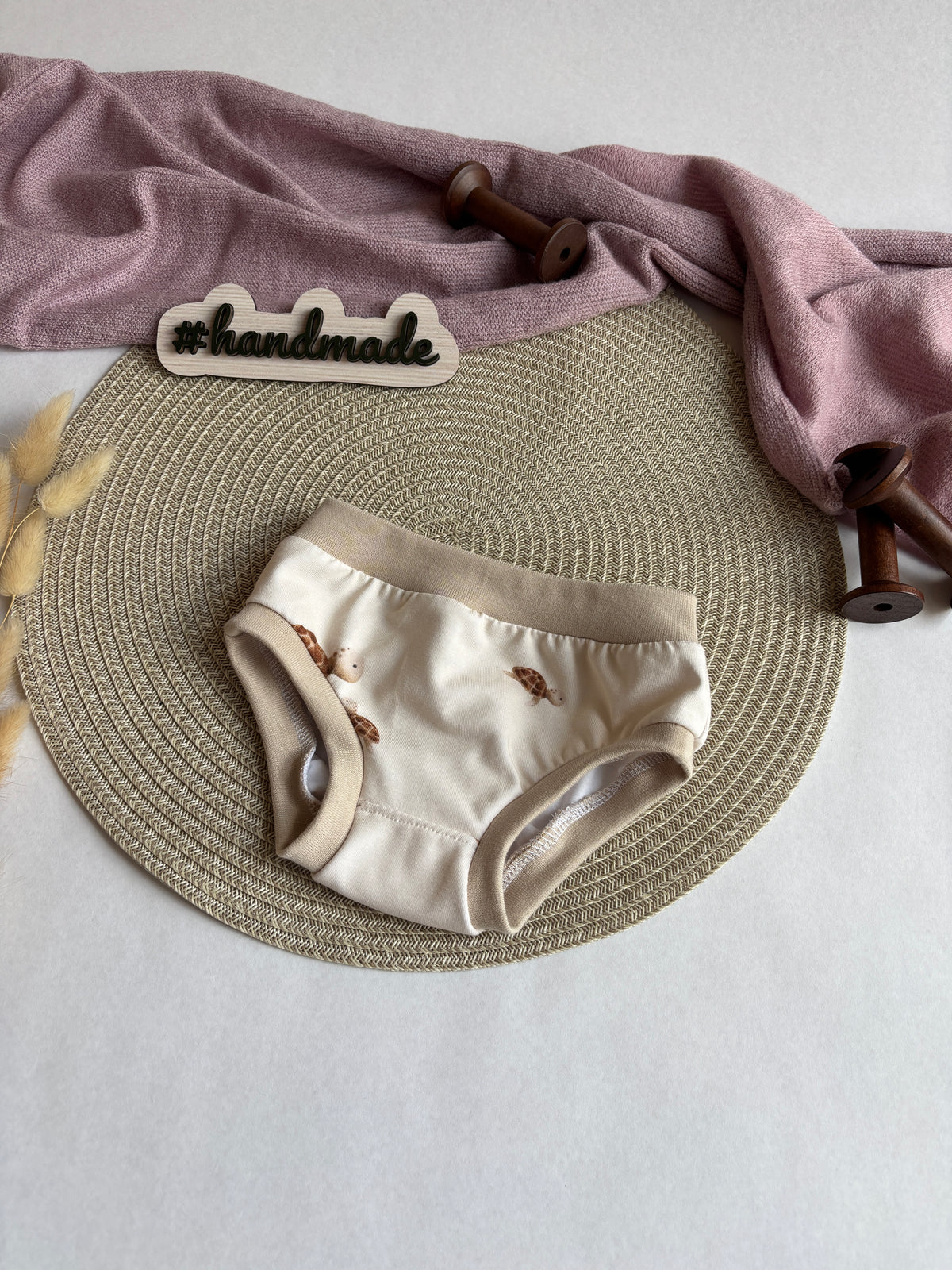 Handmade Kinder Unterhose „Schildkröte“