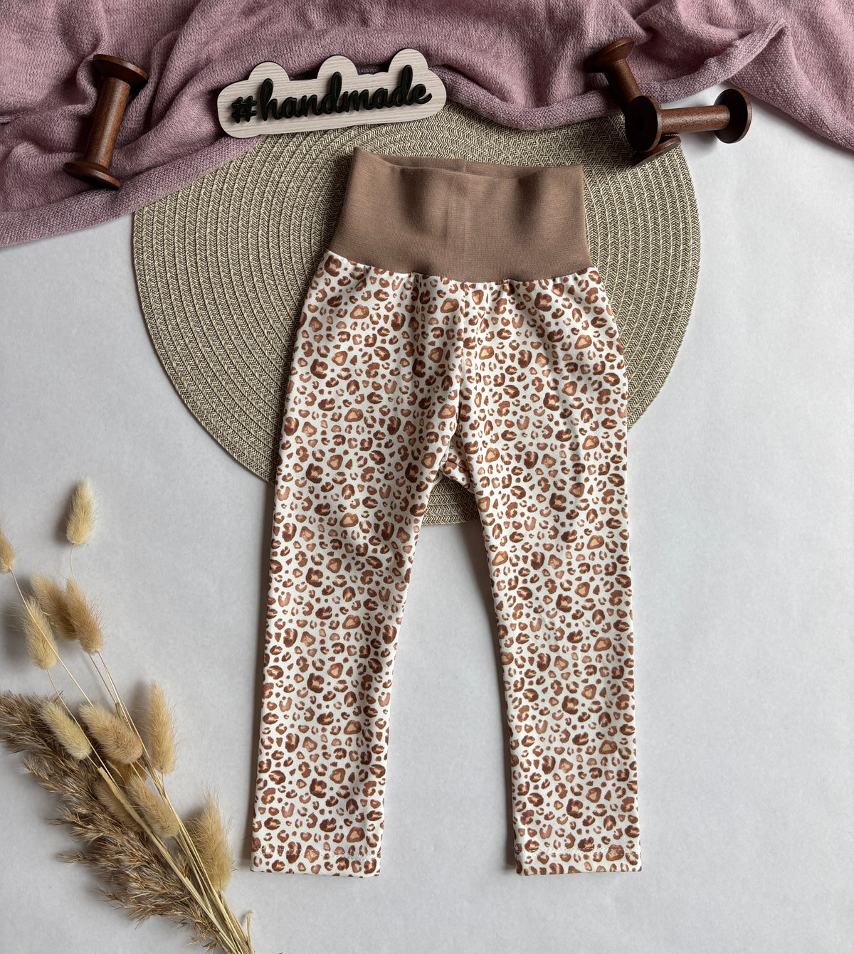 Handmade Leggings „Leo dunkel“