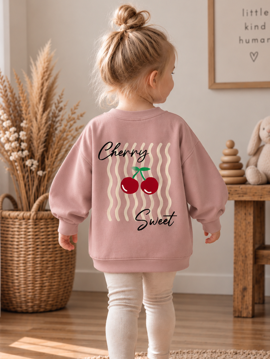 Handmade Oversized Sweater „Cherry Sweet“