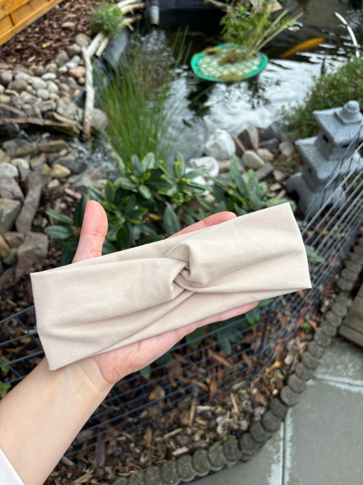 Handmade Haarband „Beige“