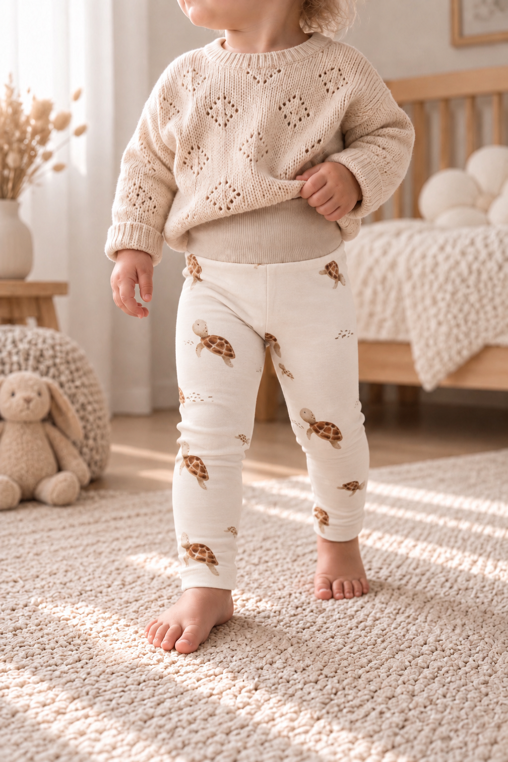 Handmade Leggings „Schildkröten“
