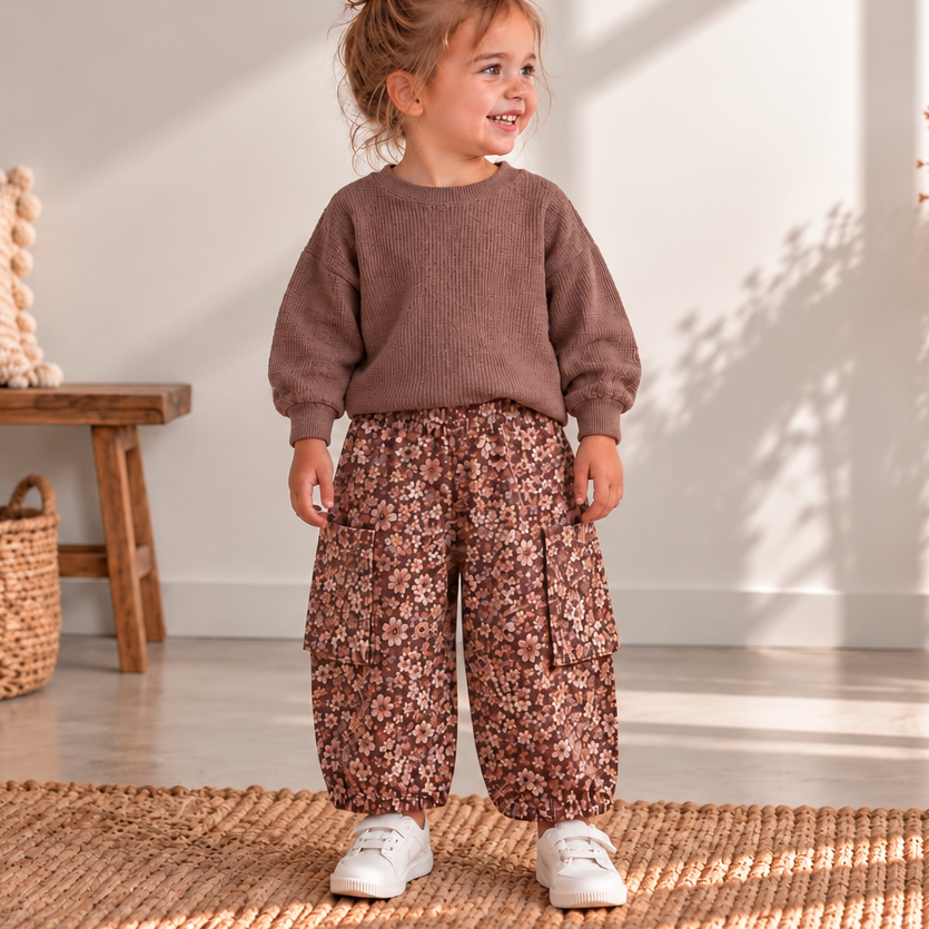 Herbst Limited Herbst Edition Barrel Pants „Blumen“
