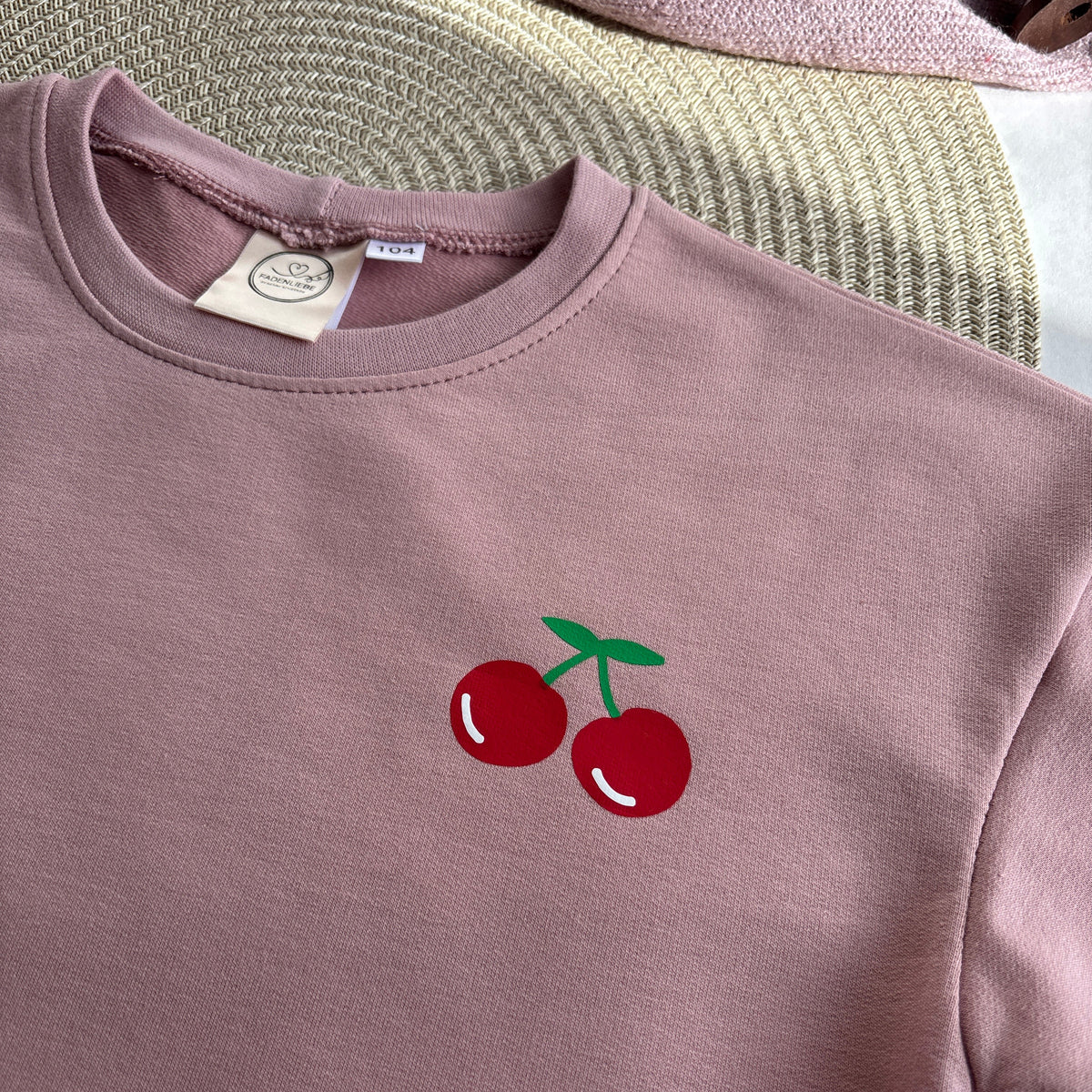 Handmade Oversized T-Shirt „Cherry Sweet“