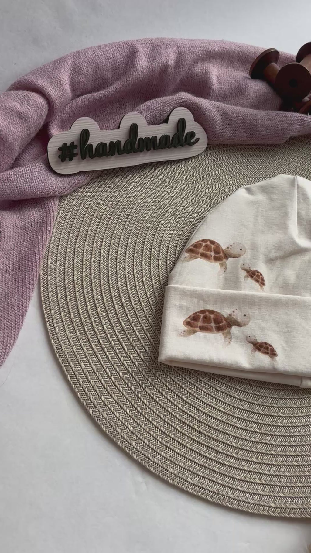 Handmade Mütze & Loop „Schildkröten“