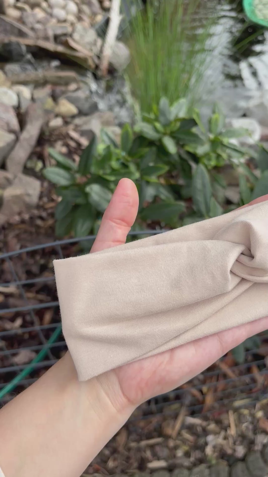 Handmade Haarband „Beige“