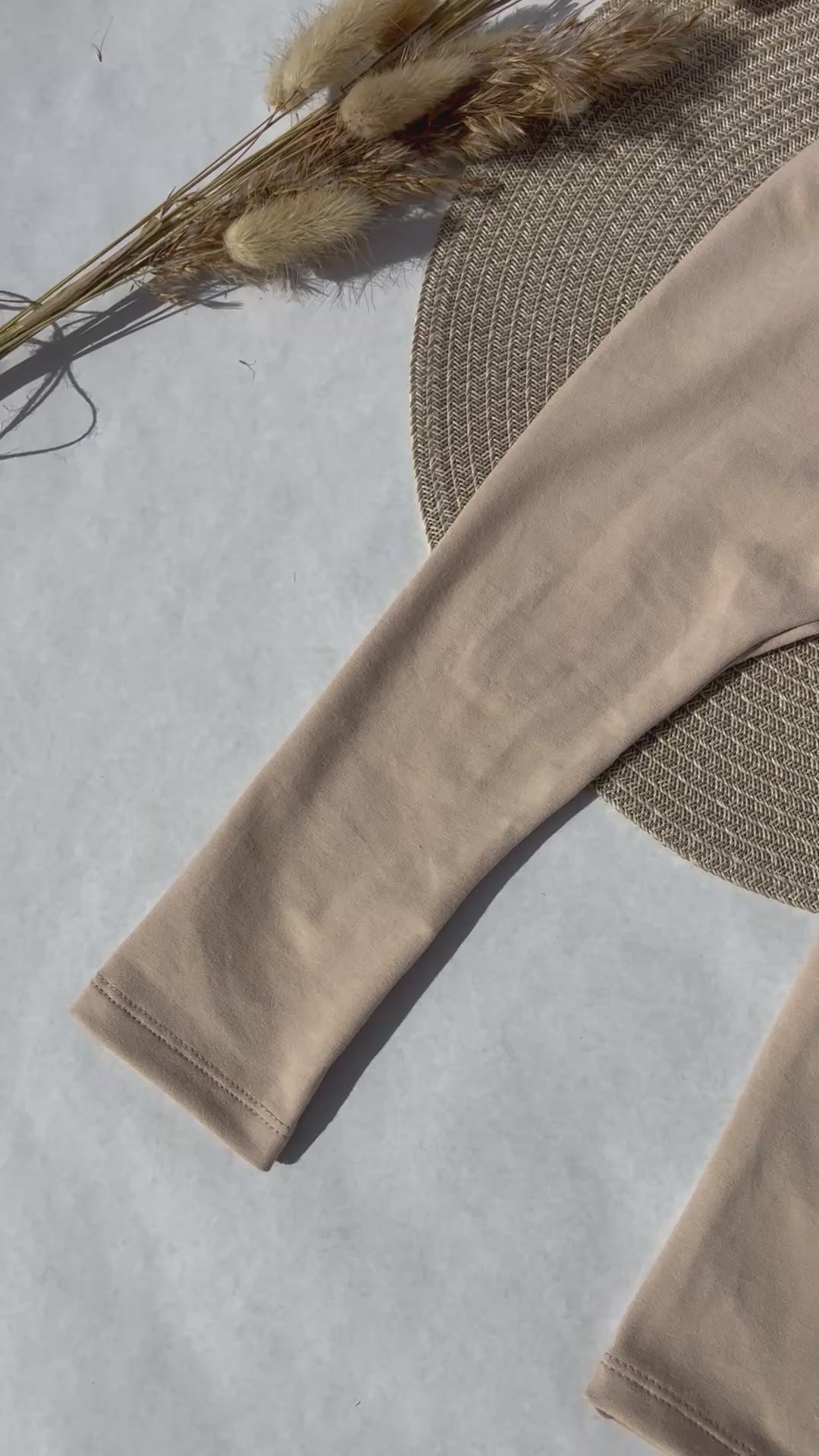 Handmade Leggings „Uni Beige“